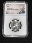 1960 WASHINGTON QUARTER 25C SILVER PROOF U.S COIN NGC PF 68 PF68