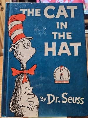 The Cat in the Hat by Dr. Seuss Book Club Edition (1985, Hardcover)RARE FIND