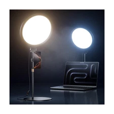10.5" Ring Light with Stand, Full-Screen Selfie Ring Light for Desk... Fast Ship