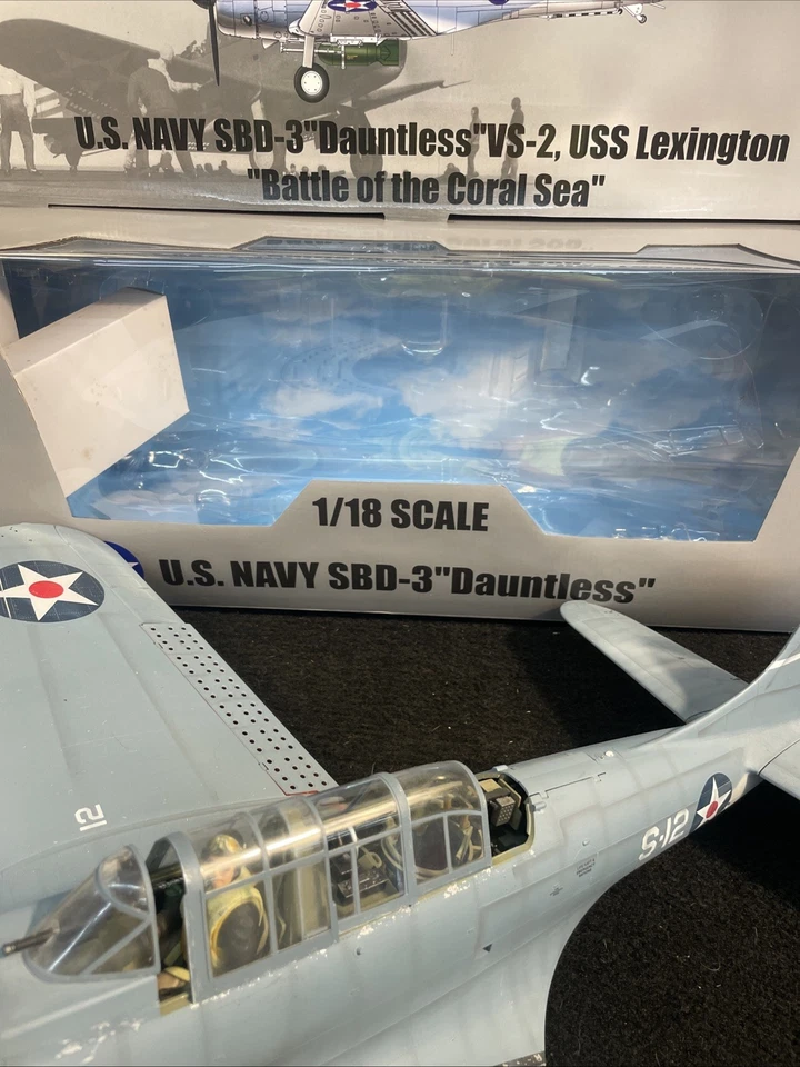 Merit 21st century toys BBI Elite Force 88002 1:18 SBD-3 Dauntless VS2 US Navy - Image 3 of 4