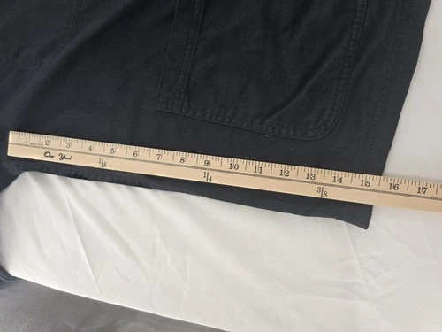 Goodfellow & Co Men’s Black Chore Coat Jacket L Button Front Spread Collar 46" image 11