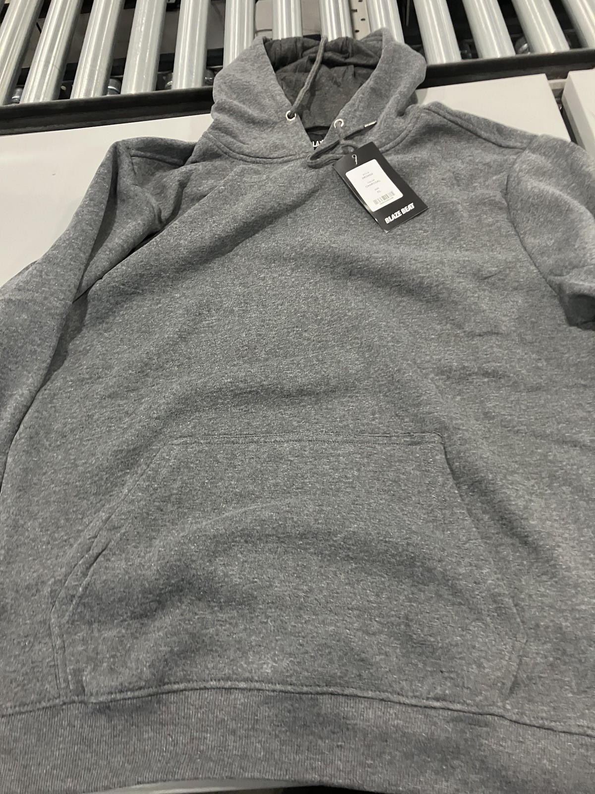 КУРТКА-ТОЛСТОВКА BLAZE BEAT С КАПЮШОНОМ СПЕРЕДИ - РАЗМЕР XL - ТЕМНО-СИНИЙ - HR24004