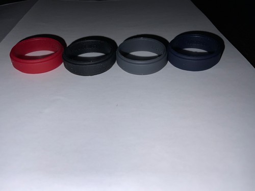 Anelli in silicone da uomo flessibili Thunderfit Born Victorious - confezione da 4 - taglia 16 - NUOVI - Foto 5 di 5