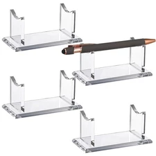 Eersida 4 Pcs Acrylic Pen Holder Display Stand Clear Fountain Pencil Makeup B...
