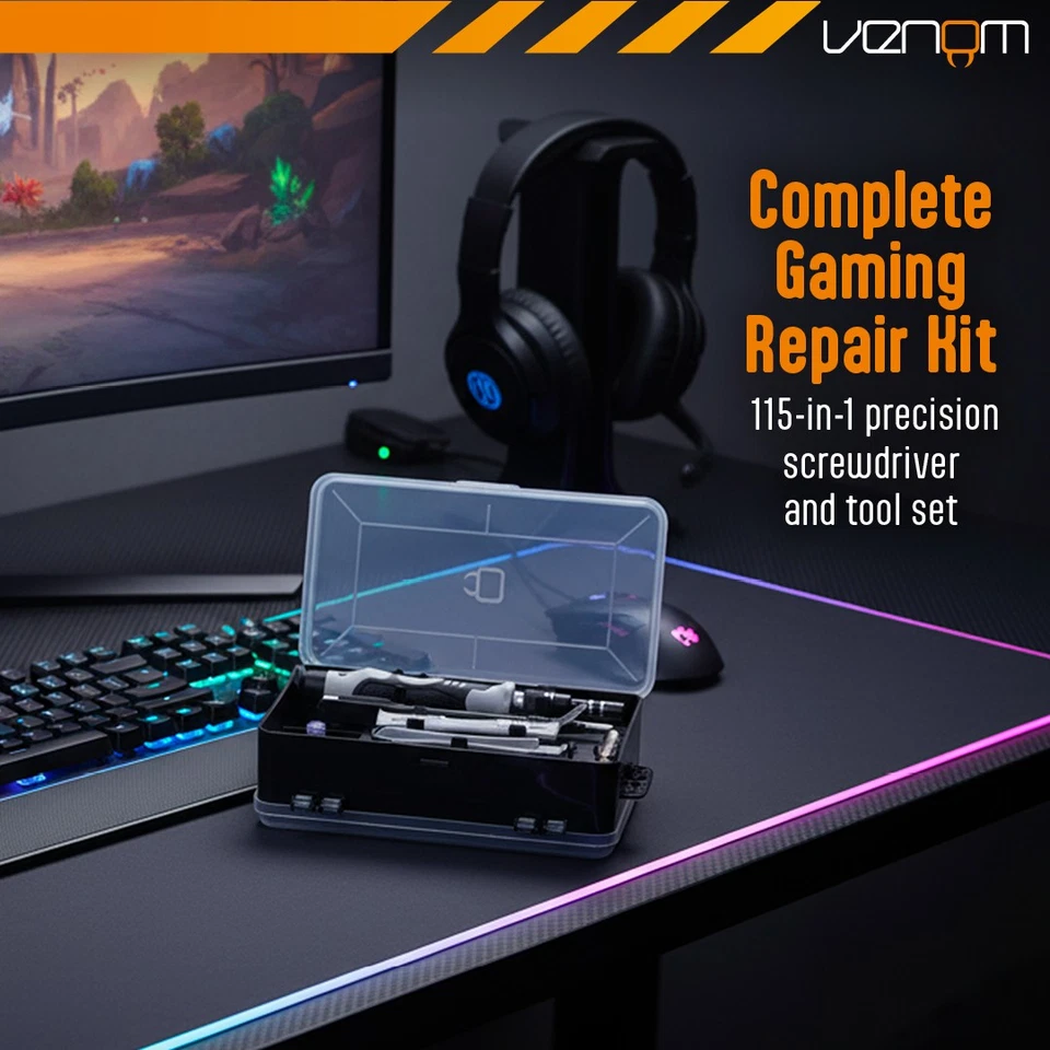 Gaming Console Repair Tool Kit Screwdriver Set | PS5 Xbox Switch PC Laptop - Image 3 of 4