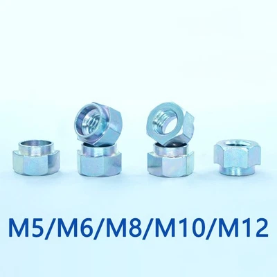 Zinc Plated Carbon Steel Rivet Nuts, Anti-Rust Hexagonal Expansion Nuts M3-M12 - Image 1 of 4