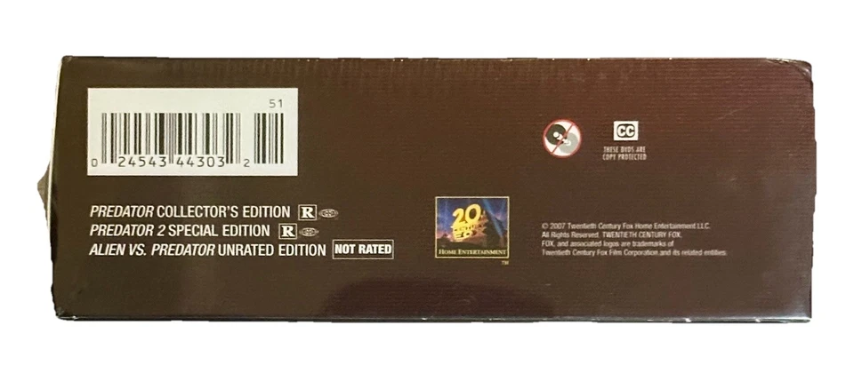Predator Triple Feature DVD Box Set 2007 20th Century Variant Cover Rare NEW! - Image 4 of 4