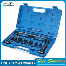 Set Engine Overhead Valve Spring Installer Remover Tool Kit OHV/OHC Compressor