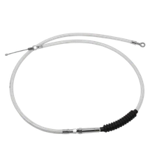 79" White Silver Pearl Clutch Cable for Harley Breakout Street Bob Road King 