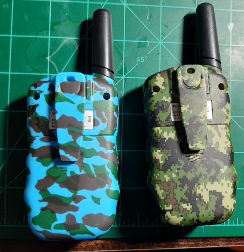 Große Reichweite 22 Kanäle 2 Wege Radio Hintergrundbeleuchtung LCD Taschenlampe - Bild 2 von 2