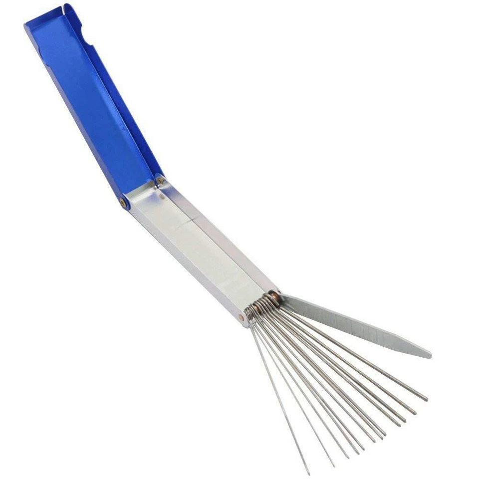 Carburetor Carbon Dirt Jet Remove Set 13 Cleaning Needles 5 Brushes Tool Kits - Image 2 of 4