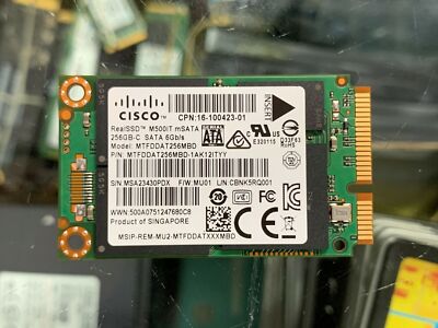 Micron M500IT 256GB mSATA 6Gb/s SSD MTFDDAT256MBD MSA23430PDX Cisco Drive
