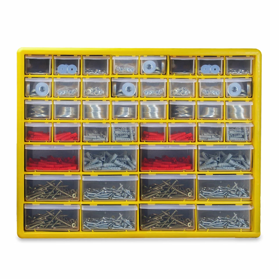 Storage Cabinet with 44 Drawer Multi Draw Garage Shed & Home Organiser | Pukkr