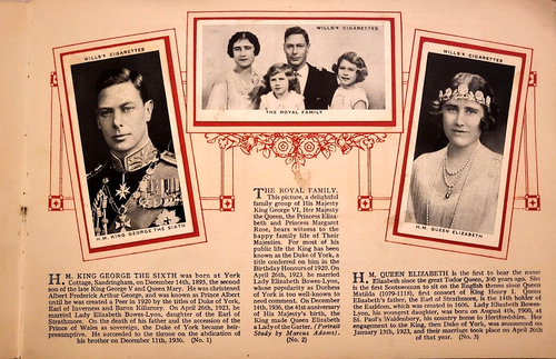 Our King and Queen 1937 Coronation Tobacco Cards WD & HO Wills Album - Rare - Foto 3 di 12