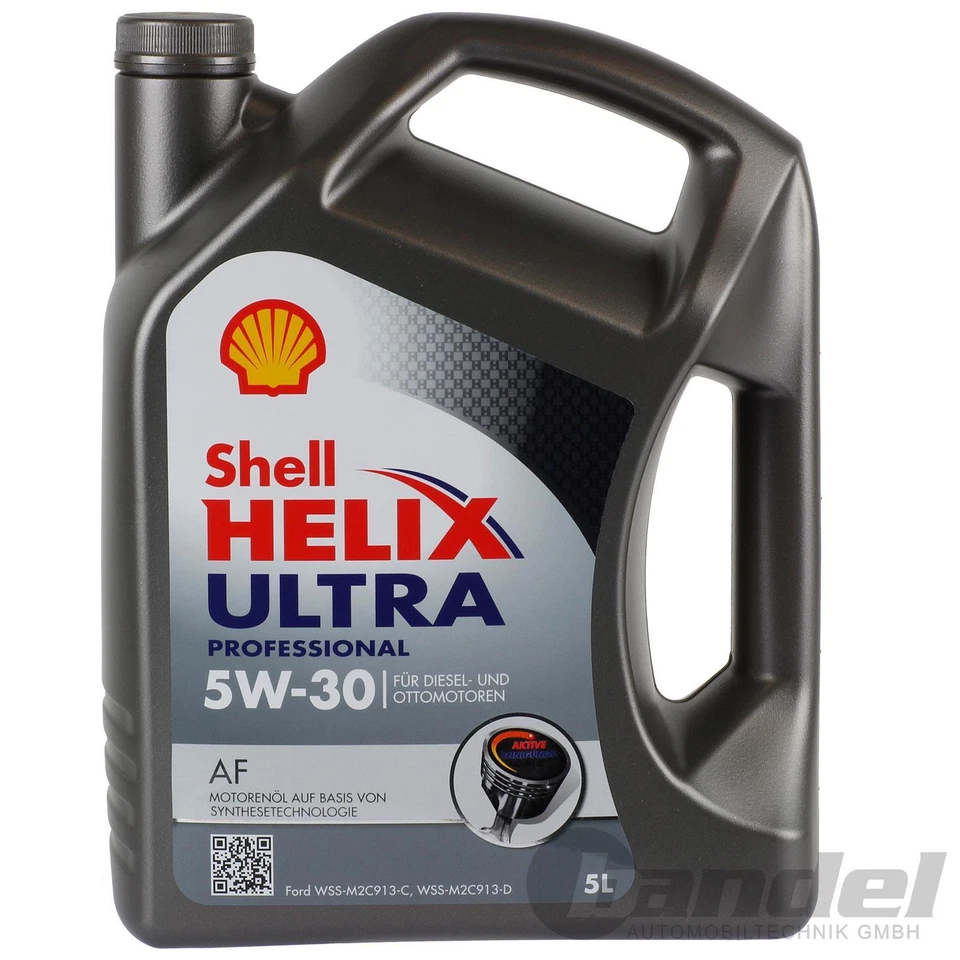 2x5L SHELL HELIX ULTRA PROFESSIONAL AF 5W-30 passend für WSS-M2C913-C/ 913D FORD - Bild 2 von 4