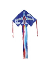 Kite Large Easy Flyer F-16 Single Line Kite with Winder & String..15.. PR 44109