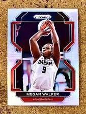 2022 Panini Prizm WNBA Silver Prizm Megan Walker #120 Atlanta Dream