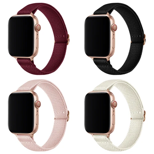 OFF WHITE NUOVO cinturino di ricambio per orologio ad anello intrecciato per Apple iWatch 6 5 4 3 2 1