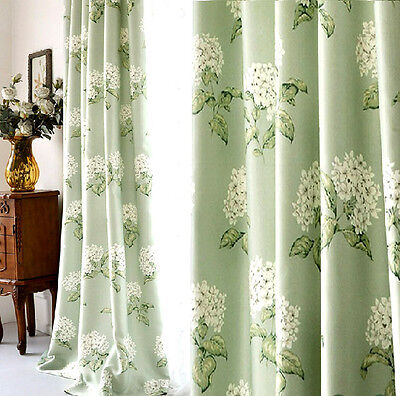 Floral Printed Tier Curtains for Kitchen Linen Textured Vintage 