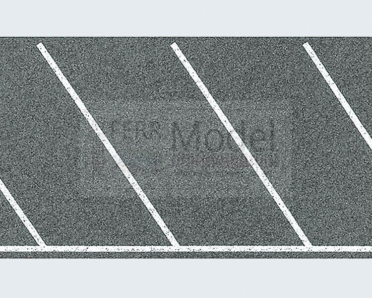 FALLER 170634 - Rotolo di strada adesiva con parcheggio , 1000 X 60 mm