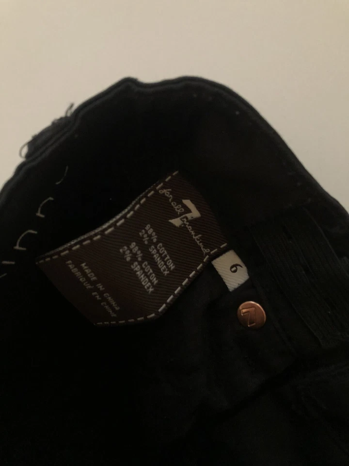 Seven for all mankind Jeans Hose Gr. 6 116 schwarz skinny neuw. - Bild 4 von 4