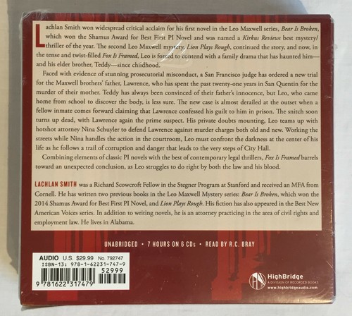 Fox Is Framed, Leo Maxwell Book #3 by Lachlan Smith (2015, CD Unabrid Audiobook) - Picture 2 of 7