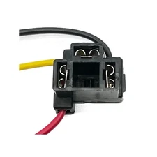 Pair 3 pin 9mm  H4 Headlight Bulb Female Wire Connector plug socket
