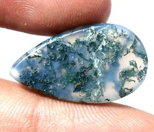 23.35 Ct Beautiful Natural African Moss Agate Untreated AAA  Gemstone