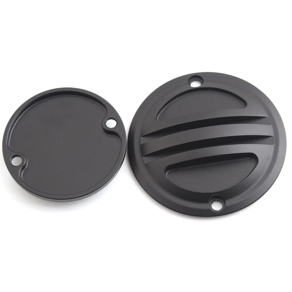 Kit de cubierta de inspección ACG puntos de embrague de motor negro para Triumph Bonneville T120 Foto 2 de 4