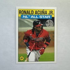 2021 Topps - 1986 Topps All-Star Baseball #86AS39 Ronald Acuña Jr.