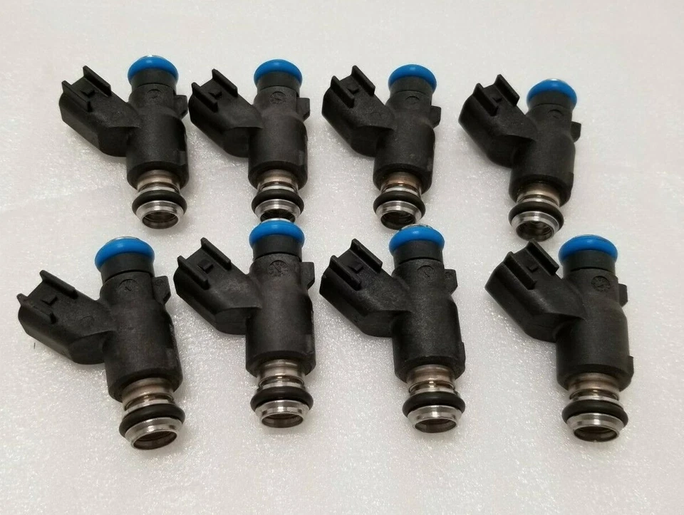 Set of 8 Fuel Injectors 12613412 for GMC 2500 6.0L Silverado Sierra 2010-13 6.6L - Image 2 of 4