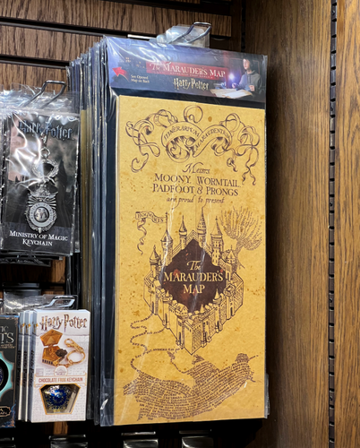 Harry Potter Noble Collection Marauder's Map & Map Display Case - Brand New - 第 5/7 張圖片