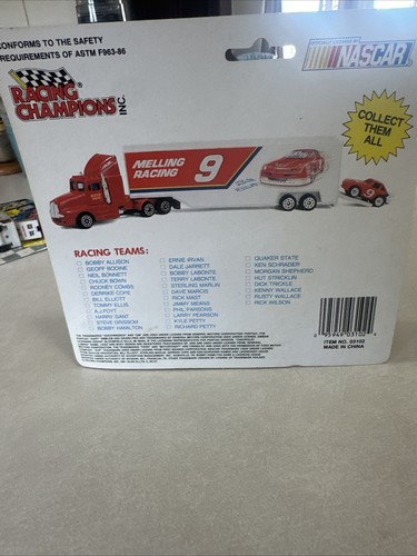 Racing Champions NASCAR Geoff Bodine #11 Ford Diecast Trailer Mini Stock Car - Picture 4 of 4