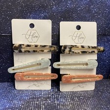 2X Hive and Co. Hair Accessories Barrettes 3 pieces Assorted Colors