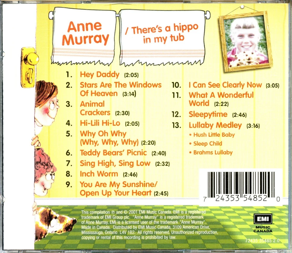 Anne Murray - There's A Hippo In My Tub - Image 2 of 3