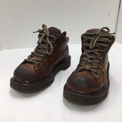 Vintage Dr Martens 8287 Unisex Brown Leather Ankle Boot US  display picture 1