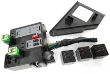 2003-2007 Silverado Tahoe Engine Cooling Fan Relay Fuse Box Block Harness U50