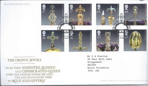 GB QEII 2013 The Crown Jewels First Day Cover Tallents House Postmark