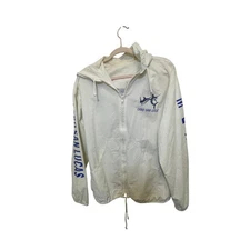 Vintage Cabo San Lucas Yacht Streetwear Windbreaker Jacket Men's M