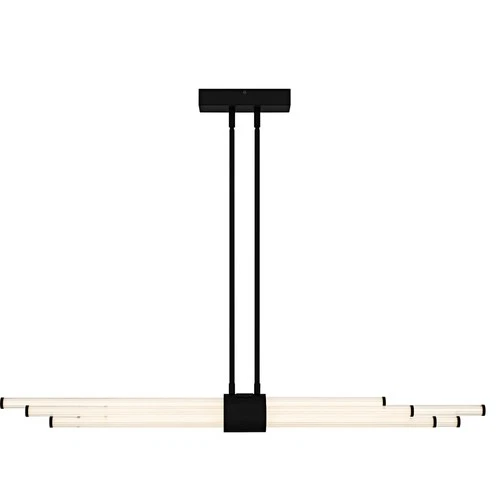 Quoizel PCTAL146 Talbott 46"W LED Linear Chandelier - Black - Picture 10 of 12