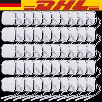 BLINGBIN 20-100x TENS Elektroden Pads Selbstklebend 4cmx4cm Für TENS EMS Reizstrom Gerät