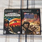 Conflict Desert Storm 1 & 2 Game - Sony Playstation 2 PS2 Tested Authentic