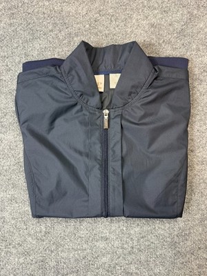 EP Pro Women's Golf Wind Breaker Zip Up Navy Blue Jacket Size Small