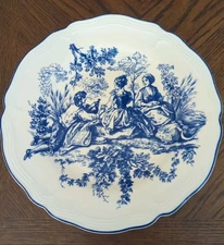 Tabletops Unlimited - New England Toile - Blue