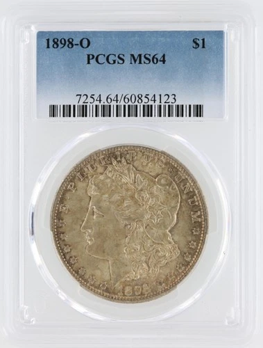 1898-O  Morgan Dollar PCGS MS64 New Orleans Minted Silver Dollar No Reserve