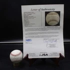 Joe DiMaggio Signed Rawlings OAL Baseball Yankees Autograph JSA LOA ZJ21825