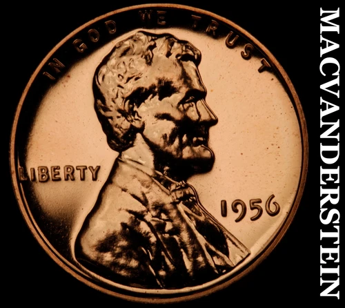 1956 Lincoln Wheat Cent- Choice Gem Proof Luster No Reserve #J2851