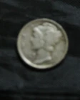 1917-s . Mercury Dime .  VF+ . Very Fine+ . Silver .