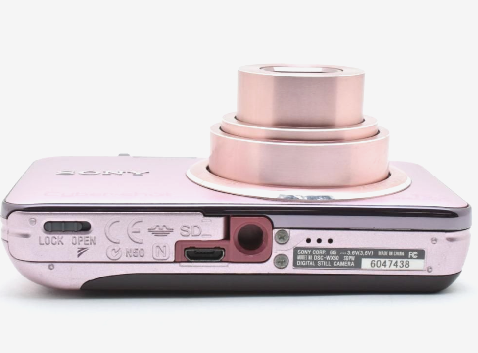 SONY Cyber-shot DSC-WX50 Pink 16.2MP 5x Optical zoom Digital