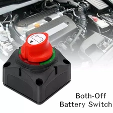 For Car SUV RV Marine Boat Battery Isolator Disconnect Rotary Switch Cut On/Off